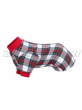 2/$18 💥🆕 Family PJ's Christmas Plaid Cozy Tartan Dog Pajamas | Size XL | 7392